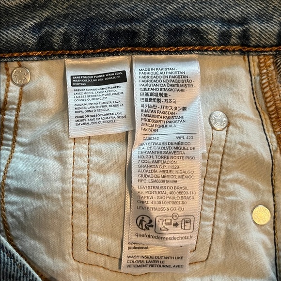 Levi’s Maxi Denim Skirt NWT Size 28 - Picture 14 of 16